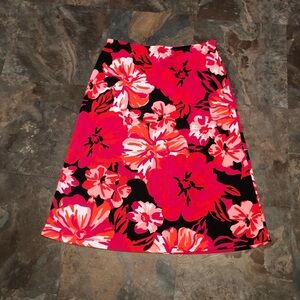 New York and company floral skirt